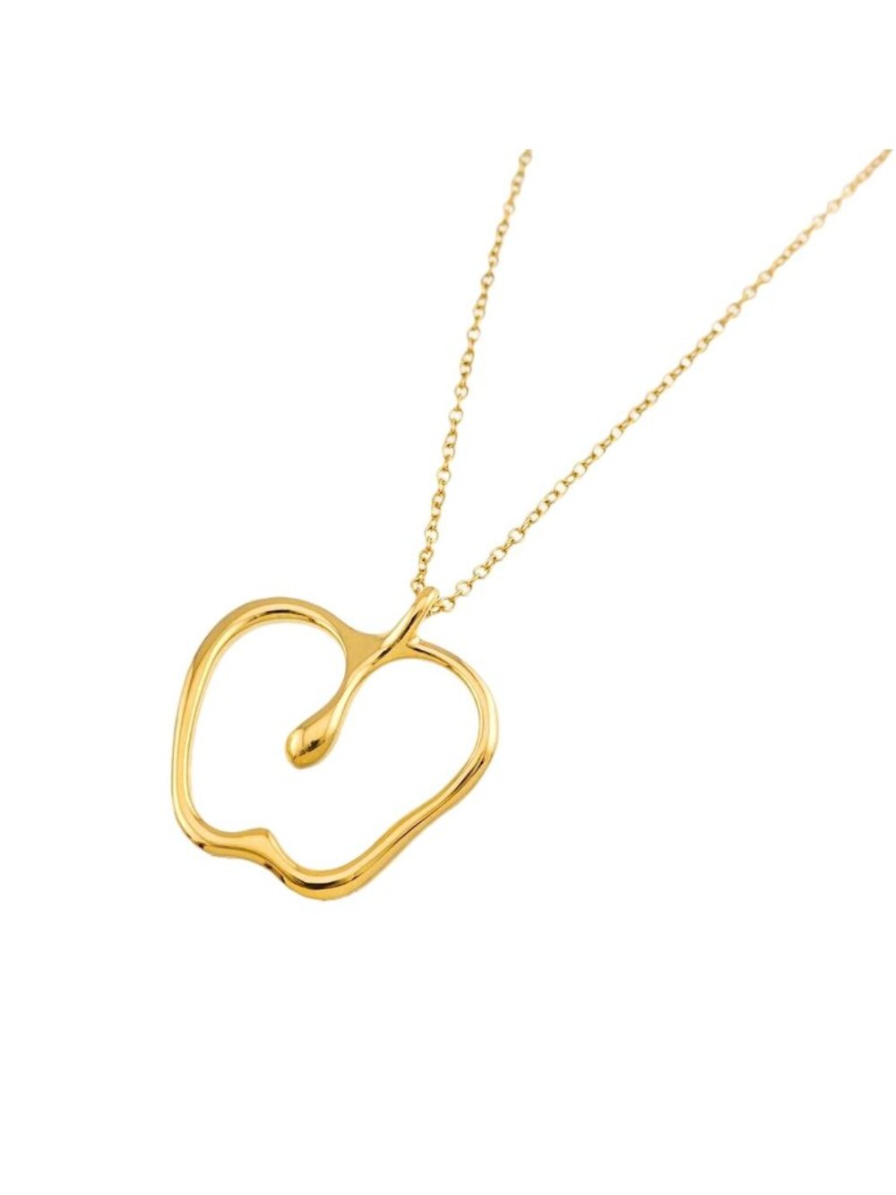 Tiffany & Co Apple Necklace 45 18k Yellow Gold